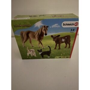 Schleich Farm World Animals Horse Calf Cat Puppy Item 72161 New Sealed